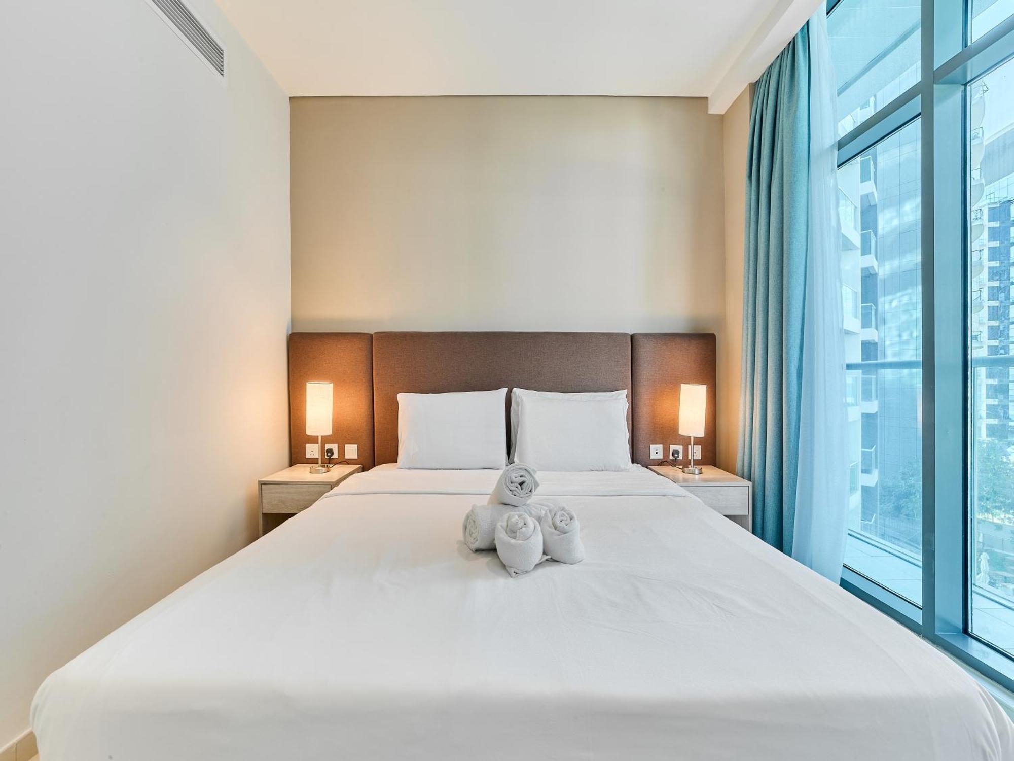 First Class Apartments In Seven Palm With Direct Access To The West Palm Beach And Nakheel Mall Dubaj Pokoj fotografie